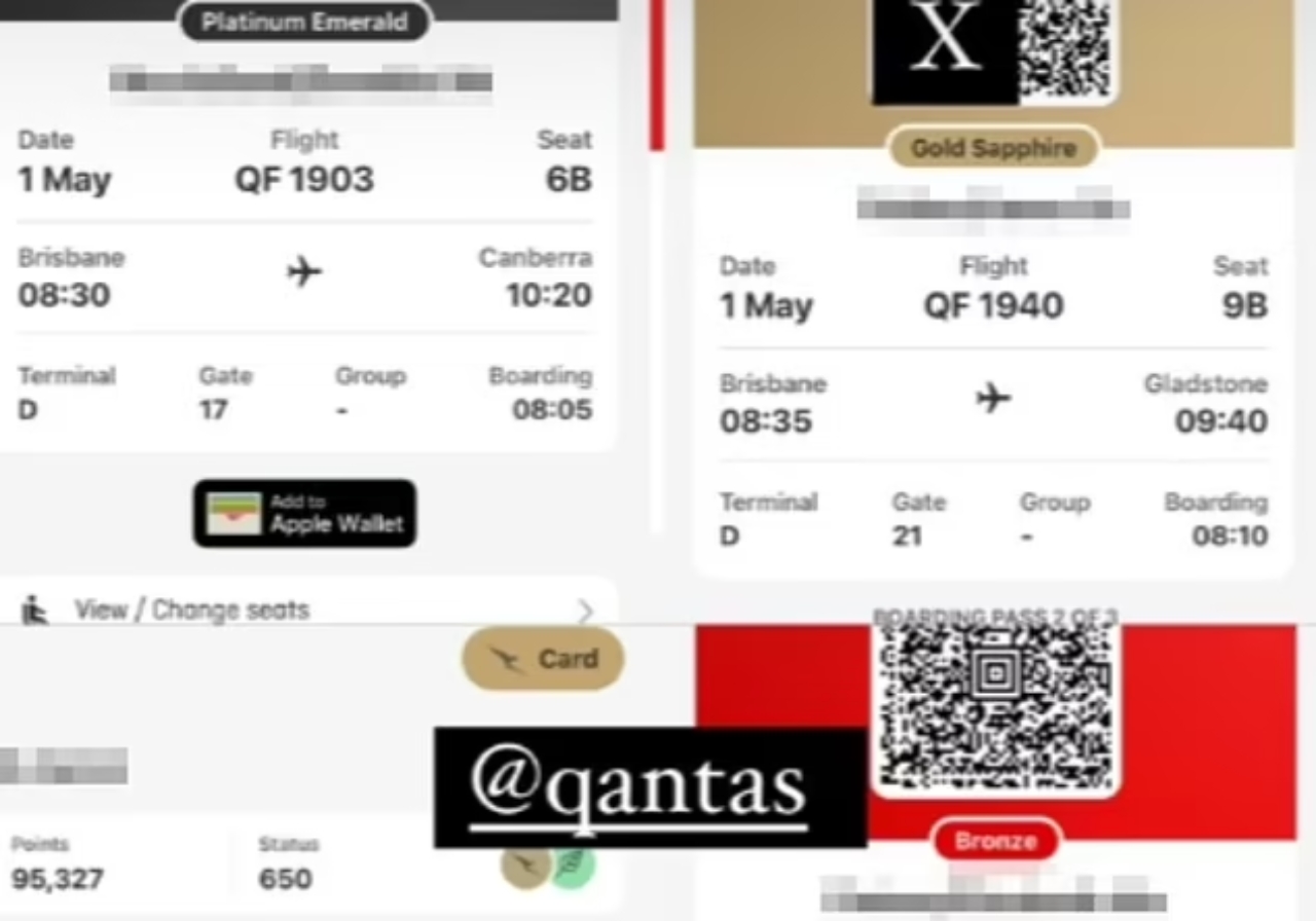 qantas app issue
