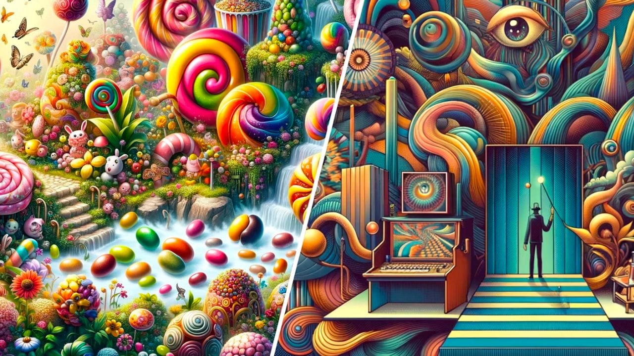 glasgow wonka experience ai images