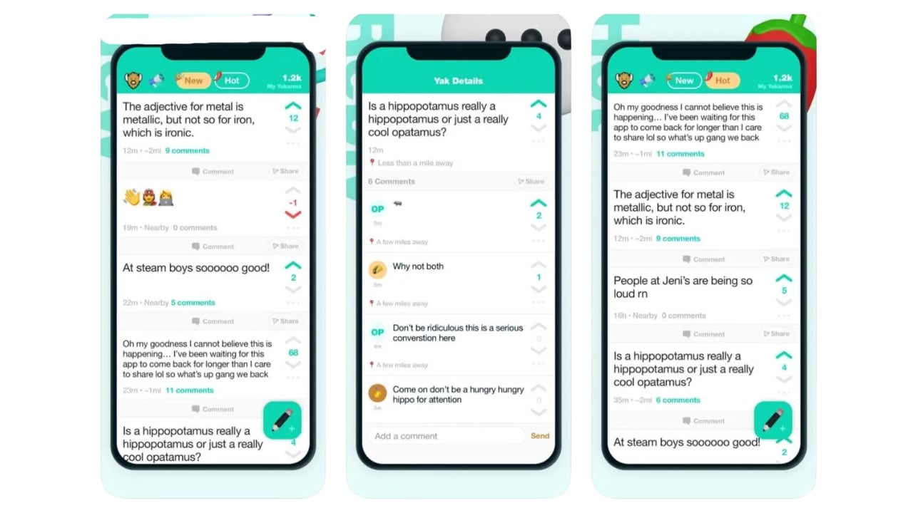 why did yik yak fail app